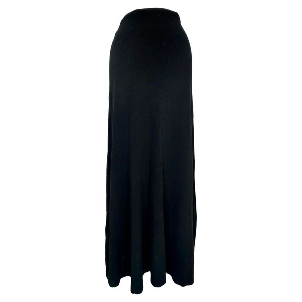 Ba&sh Basma Maxi Skirt in Black Viscose
